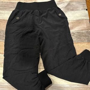 Black Maeve Anthropologie cargo jogger pants small